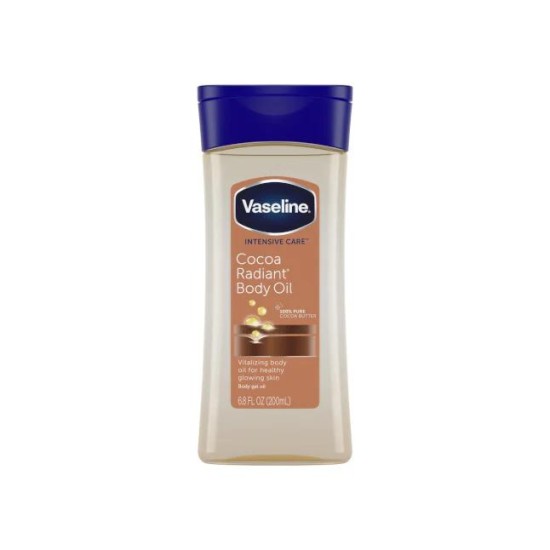 زيت الجسم فازلين للعناية المركزة بزبدة الكاكاو (Vaseline Intensive Care Cocoa Radiant Body Oil). 