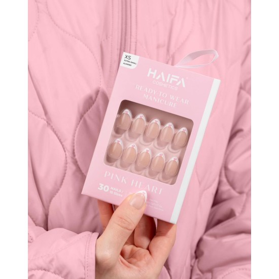 اظافر هيفاء PINK HEART