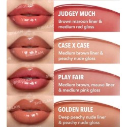 قلم تحديد وملمع الشفاه 2 في 1 شيجلام  "Lip Rules Liner & Gloss Pen"