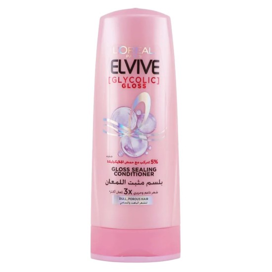  بلسم لوريال باريس إلفيف جليكوليك جلوس (L'Oréal Paris Elvive Glycolic Gloss Conditioner).