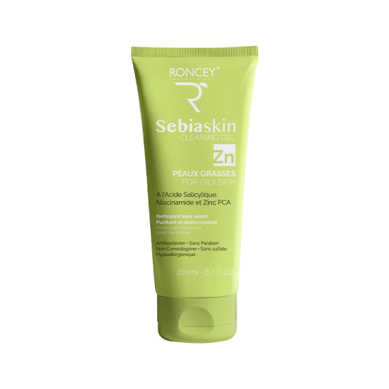 غسول جل رونسي للبشرة الدهنية Roncey Sebiaskin Cleaning Gel
